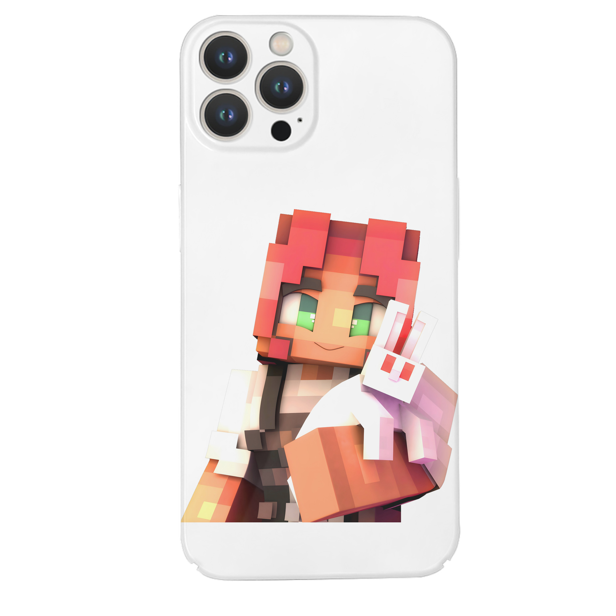 （画像用） マインクラフト ブロックの世界 Minecraft MC Block world 【iPhone 14シリーズ対応】ハードケース